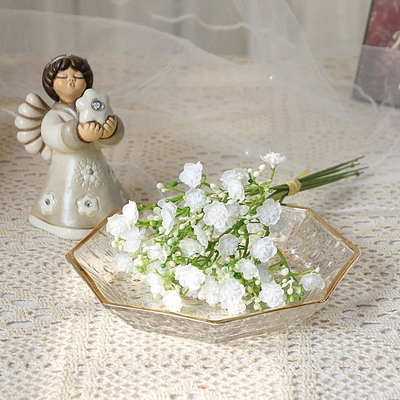 Bom preço. Mini céu estrelado, cores de primavera, estrelas estreladas, flores simuladas, flores falsas, buquê artificial, colocação de casamento em casa on-line