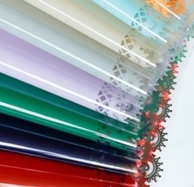 Bom preço. Papel de vidro de renda, material floral impermeável, papel de embalagem de flores on-line