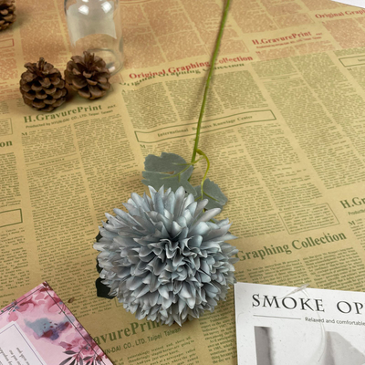 Novos fabricantes fornecem bolas de cebola simples de flores artificiais em estoque para flores de seda de casamento, decoração doméstica e coroas de Natal.