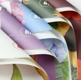Bom preço. Papel de embalagem de flores à prova d'água de grande porte on-line