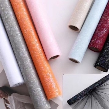 Bom preço. Papel de embrulho de flores, impermeável, de gasa de açúcar de rocha espumante on-line