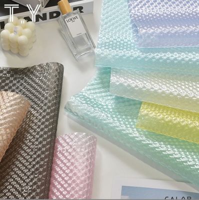 Bom preço. Papel de bolhas de vidro do Festival de Qixi, papel de embrulho de buquê de flores, impermeável, textura tridimensional, papel em relevo de alta qualidade on-line