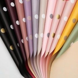 Bom preço. Gaishi Hero Wave Dot Ouya Papel Impermeável Floral Floral Papel de Embalagem on-line