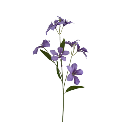 Orquídea de 7 cabeças de chama artificial, Bauhinia artificial, decoração do lar, orquídea artificial, fotografia e decoração de casamento, flor artificial