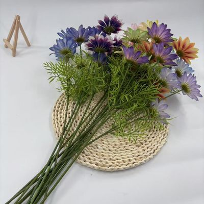 Bom preço. Simulação de crisântemo de verão arranjo floral balde de sorte fotografia de casamento decoração jardim paisagismo on-line