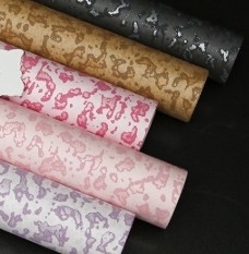 Bom preço. Papel de embalagem de flores de padrão de leopardo para buquês do Dia dos Namorados doces e picantes on-line