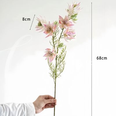 Bom preço. Simulação de vermelhidão das flores nupciais, decoração de casamento, fornecimento transfronteiriço de flores falsas, venda por grosso de decoração do lar, tiroteio on-line