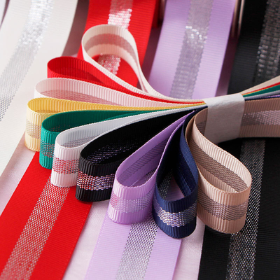 Meisida Gold e Silver Onion Ribbed Ribbon Gift Box Embalagem Embalagem de Ribbon Decorativo Bow Bouquet Materiais de Embalagem