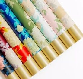 Bom preço. Papel de embalagem de flores de cor nacional on-line