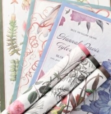 Bom preço. Papel de pintura a óleo Arte Classe de Biologia Papel Fenghua Arranjo de flores impermeável Papel de embalagem de flores on-line