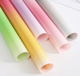 Bom preço. Papel de embalagem de flores de vidro à prova d'água on-line