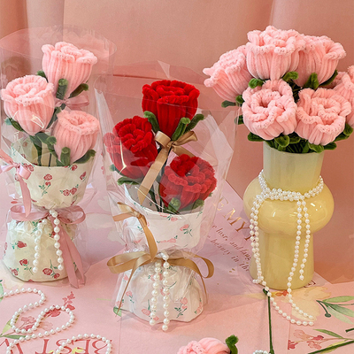 Bom preço. Simulação de Twist Bar feita à mão Rose Bundle Finished Valentine's Day Gift Event Criativo de aniversário Companion Gift on-line