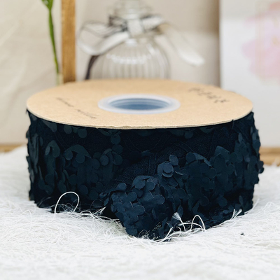 Pétalas florais de estilo coreano e tampas de flores Material de seda rosa ecológico para acessórios de cabelo DIY