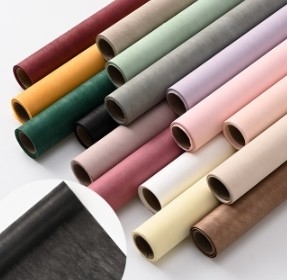 57*57cm Papel de embrulho florista revestido com leite e algodão Ideal para embalagens de flores