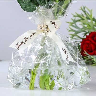 Papel de embrulho de buquê de flores à prova d'água 70 folhas de celófano totalmente transparente Produtos da loja de flores 52*52cm Muitas cores