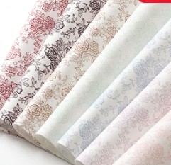 Papel de embalagem 3D de papel de chave de algodão