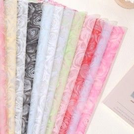 Bom preço. Rose Beauty Papel de embalagem floral impermeável Florista Papel de embrulho on-line
