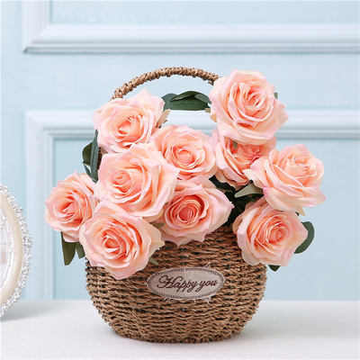 Bom preço. 10 Bouquets de rosas simulados em estilo francês, flores para decoração de casamento, decoração para o lar, bouquets de rosas simulados on-line