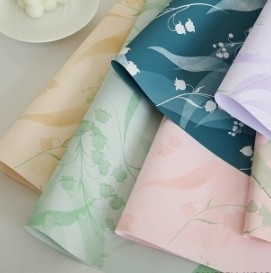 Bom preço. Papel de Embalagem de Flores Blue Bellflower on-line