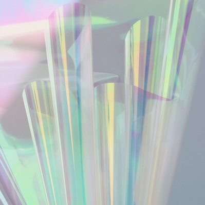 Bom preço. Película a cores fantasma, celófano a laser, filme arco-íris, papel de embrulho de presente de buquê de flores, loja de flores de novos materiais on-line