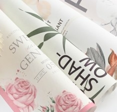 Bom preço. Papel de embalagem de flores frescas Fenghua estilo chinês on-line