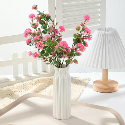 Bom preço. Bouquet de casamento ao ar livre botões de flores, flores artificiais, festas de casamento flores de decoração para o lar, plantas verdes, flores artificiais de plástico por atacado on-line