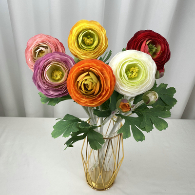 Bom preço. Tecido de escombros com 2 cabeças, buquê de flores de lótus, decoração de casamento, decoração de casa, flores artificiais, guia de estrada rural, decoração de arranjos florais, flores falsas on-line
