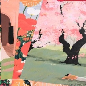 Bom preço. Papel de embalagem impermeável de flores florais on-line