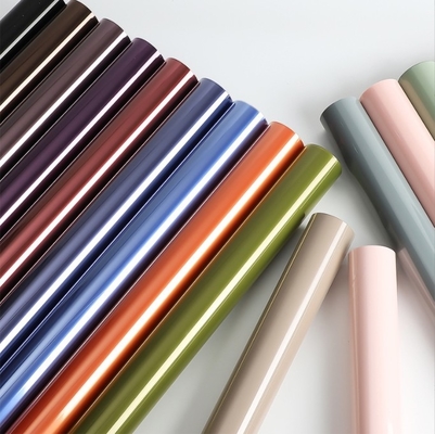 Papel de embrulho à prova d'água para buquês de flores, papel de embrulho para doces e papel de embrulho para presentes de cor sólida