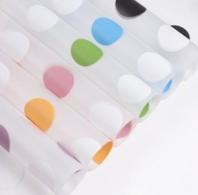 Bom preço. Papel de embalagem de flores de bolhas dançantes impermeável on-line