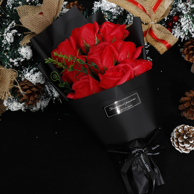 Bom preço. 520 Dia dos Namorados 9 Rosas Vida Eterna Bouquet de Sabão Empresa Reunião Anual Flores de Pão Regalo do Dia do Casal on-line