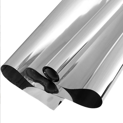 Bom preço. Papel de embrulho de flores de espelho de prata, papel de superfície de espelho refletor, filme de lata de PVC, embalagem de arte floral criativa de ondulação de água on-line