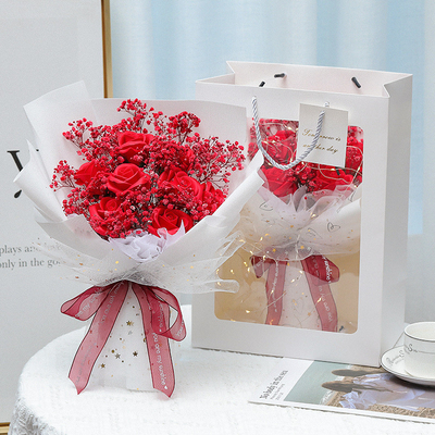 Bom preço. Novo Bouquet de Flores Secas do Cross Border Eterno Bouquet de Flores do Céu Estrelado 520 Dia dos Namorados on-line