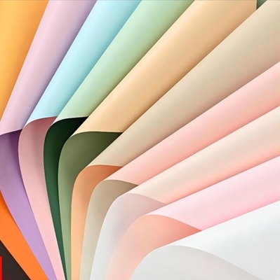 Papel de embrulho de flores por grosso, materiais de embalagem de buquês de presentes, papel Ouya à prova d'água de duas cores, frete gratuito, papel de flores de presente incluído