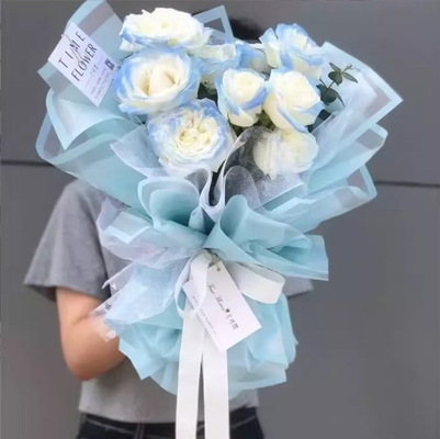 Bom preço. Papel leve e elegante da Nova Era Papel de embrulho de flores à prova d'água para o Dia dos Namorados, papel de moldura de buquê, materiais de embrulho de arte floral on-line