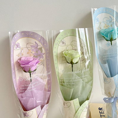 Bom preço. Flores acabadas em saco único, buquês de rosas, presentes de Dia dos Namorados e Dia dos Professores para os melhores amigos on-line