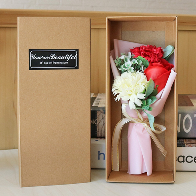 Bom preço. Presente de flores de sabão, buquê de simulação romântica, buquê de rosas, presente de Dia dos Namorados, em stock. on-line
