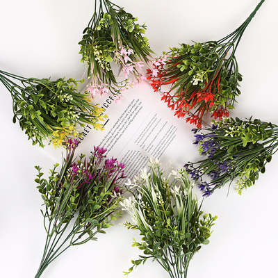 Bom preço. Simulação de plantas verdes, ervas primaveris, flores, céu estrelado, buquês de flores, decoração do lar, casamento, flores manuais, fotografia, decoração, adereços, atacado on-line