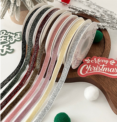 Bom preço. Fita de Cetim Amarela para Decorações de Natal Material DIY Lavável on-line