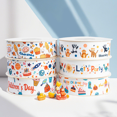 Bom preço. Artesanato DIY Alta Tenacidade Dia das Crianças Faixa Bolo de Aniversário Cartão Animado Faixa Forno Presente Faixa Faixa Faixa Gesto de Mão Decoração on-line
