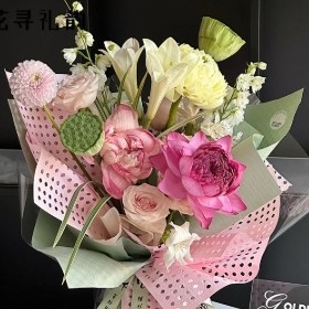 Bom preço. Janela ocidental oca Papel de bambu Fenghua Arranjo de flores Papel de embalagem de flores on-line