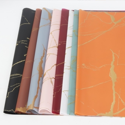 Bom preço. Papel de Embalagem Hansunosa Golden Marble Impermeável para Buquês de Flores Frescas para Floristas Tempo de Envio 30-45 Dias on-line