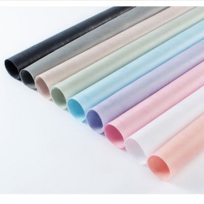 Bom preço. Papel de embrulho floral de cor sólida dobrável, papel de embrulho para buquê, papel de embalagem para embalagens elegantes on-line