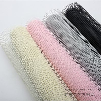 Bom preço. 50*50cm Papel de estilo coreano Floral Art Square Net para bricolage Forro de buquê de flores feito à mão on-line