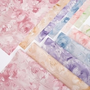 Bom preço. Papel de Embrulho Floral Impermeável Buquê Brilhante com Papel Especializado para Festas on-line