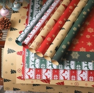 Bom preço. Papel Kraft para Embalagem de Flores de Árvore de Natal em Muitas Cores para Arranjos DIY on-line