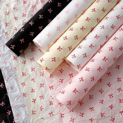 Bom preço. Papel de pérola de neve, papel de embrulho de flores de muitas cores. on-line
