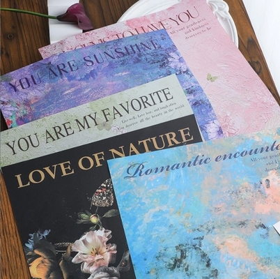 Bom preço. Papel de Embrulho para Buquê com Atmosfera Artística, Estilo Pintura a Óleo, 35*50cm, Materiais e Suprimentos para Arte Floral on-line