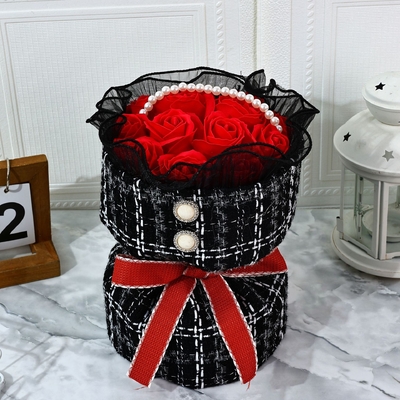 Bom preço. Sabão de rosas, pequeno buquê de flores perfumadas, Festival Qixi, Dia dos Namorados, presente de aniversário, Dia das Mulheres, buquê de sabão do Dia da Mãe on-line