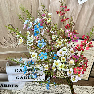 Bom preço. Ameixa australiana simulada, flor artificial, produto acabado para casamento, arranjo floral, flor de paisagem, sensação de alta qualidade, sala de estar, decoração de buquê de flores on-line